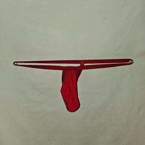 2 Arroyman  Red Rib Bulge Thongs - Medium